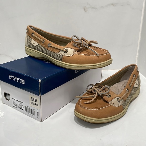 Sperry Shoes - NWT Angelfish Linen Oat Sperrys